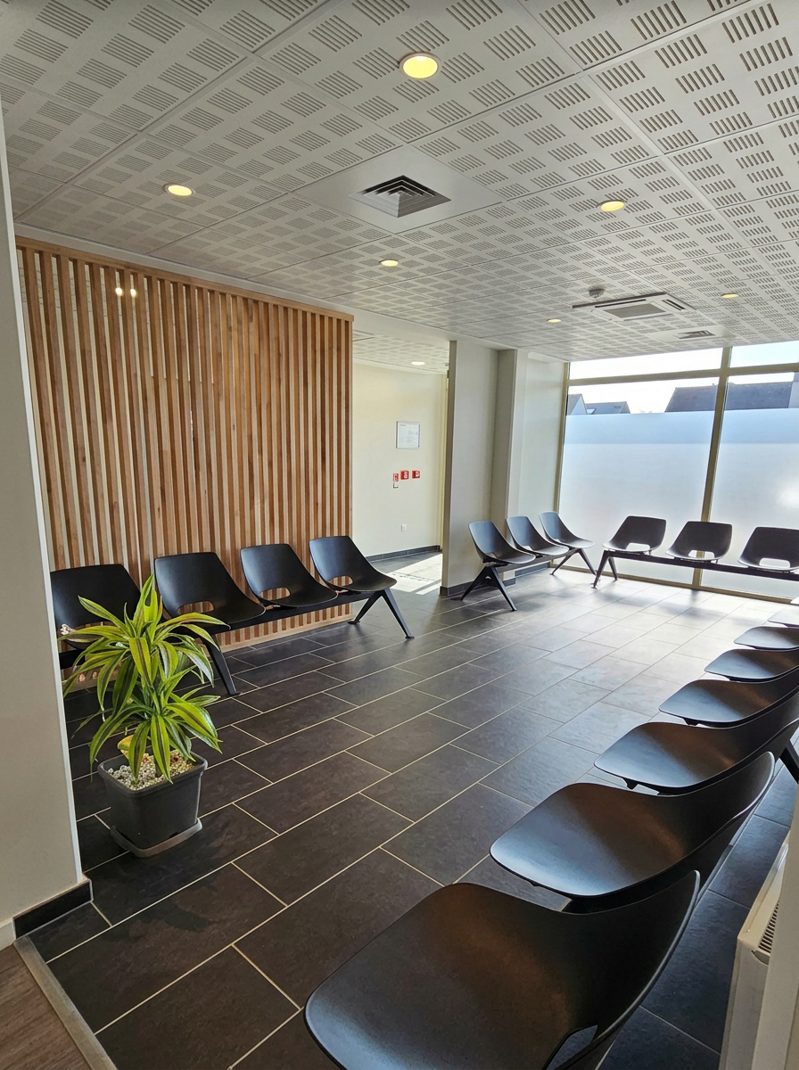 Salle d'attente du Pôle de Santé